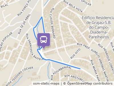 Mapa da parada