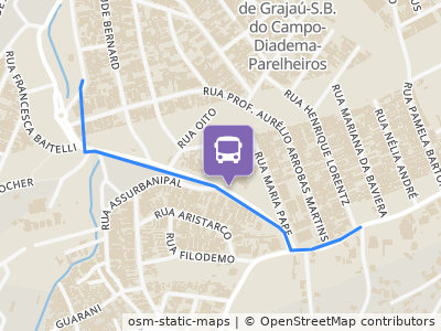Mapa da parada