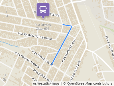 Mapa da parada