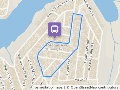 Mapa da parada