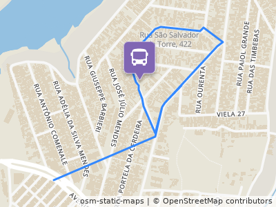 Mapa da parada