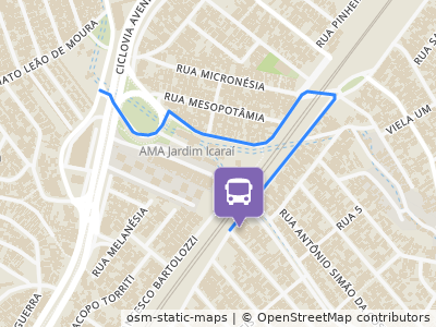 Mapa da parada