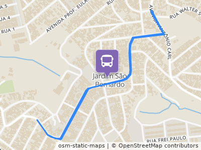 Mapa da parada