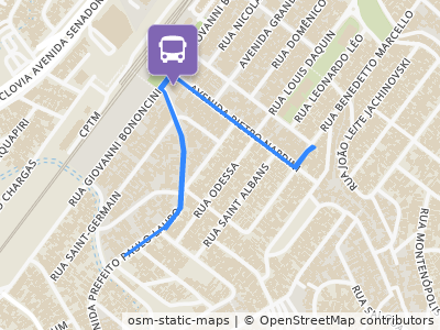 Mapa da parada