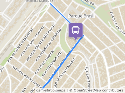 Mapa da parada