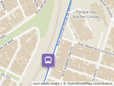 Mapa da parada
