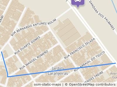 Mapa da parada