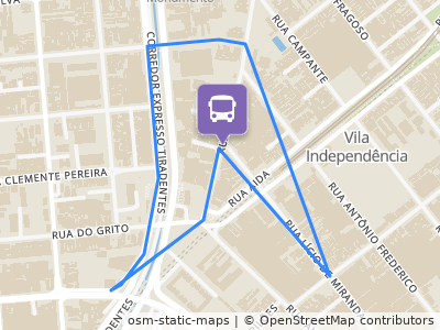 Mapa da parada
