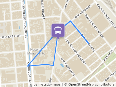 Mapa da parada