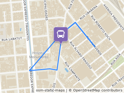 Mapa da parada