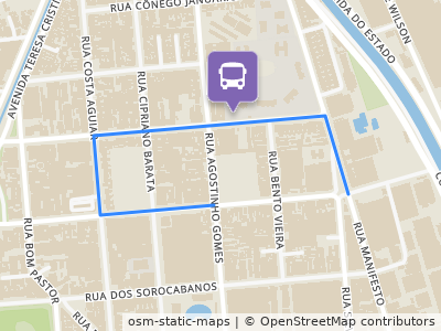 Mapa da parada