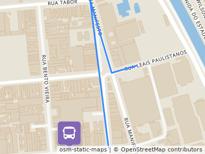 Mapa da parada