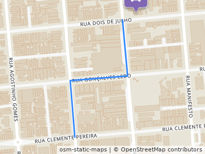 Mapa da parada