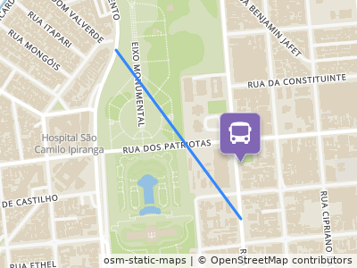 Mapa da parada