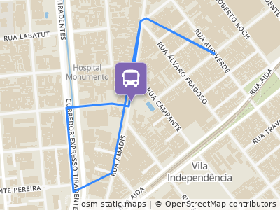 Mapa da parada