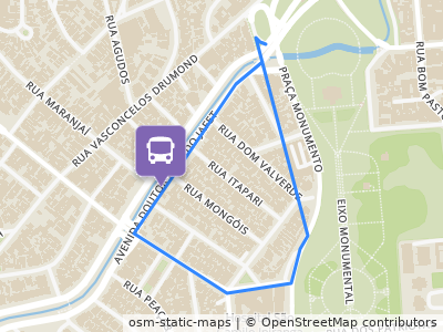 Mapa da parada