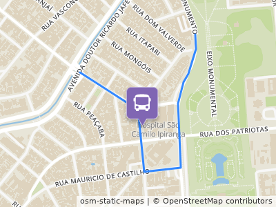 Mapa da parada