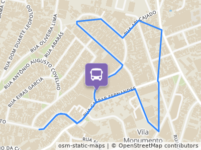 Mapa da parada