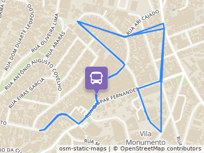 Mapa da parada