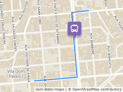 Mapa da parada