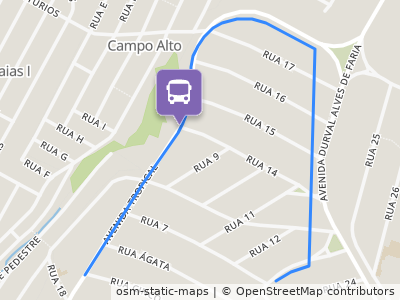 Mapa da parada