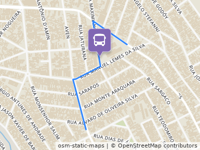 Mapa da parada