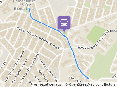 Mapa da parada