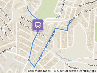 Mapa da parada