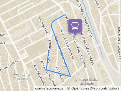 Mapa da parada