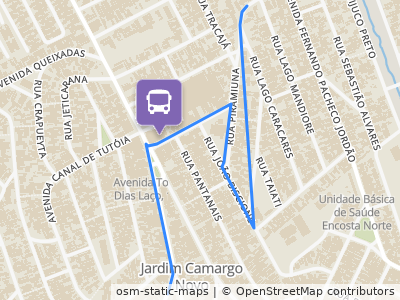 Mapa da parada