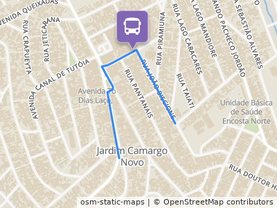 Mapa da parada