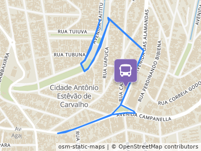 Mapa da parada