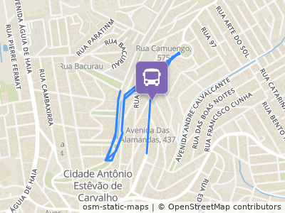 Mapa da parada