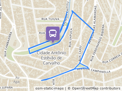 Mapa da parada