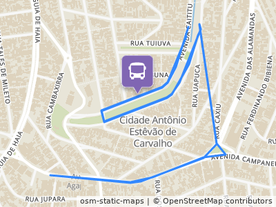Mapa da parada