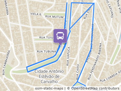 Mapa da parada