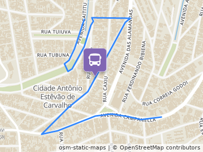 Mapa da parada