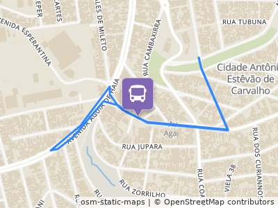 Mapa da parada