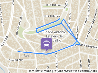 Mapa da parada