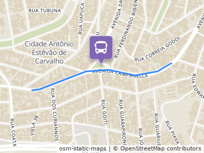 Mapa da parada