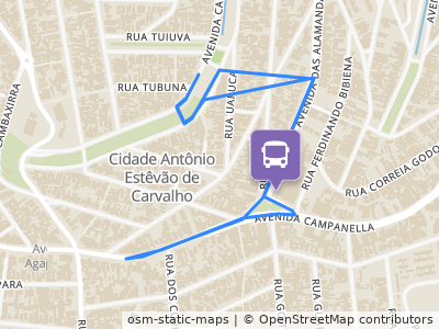 Mapa da parada