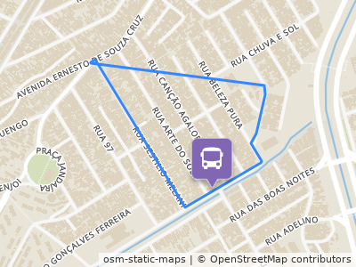 Mapa da parada