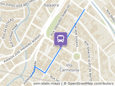 Mapa da parada