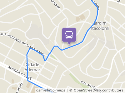 Mapa da parada