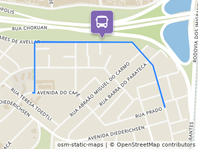 Mapa da parada