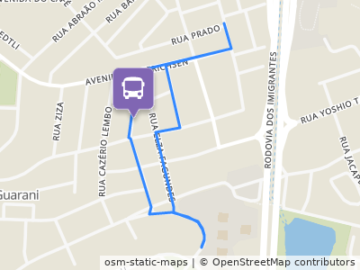 Mapa da parada