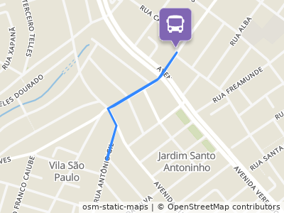 Mapa da parada