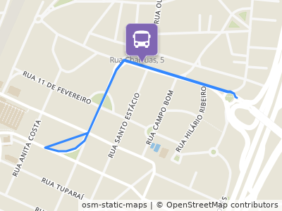 Mapa da parada
