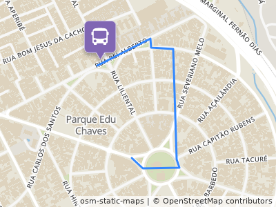 Mapa da parada