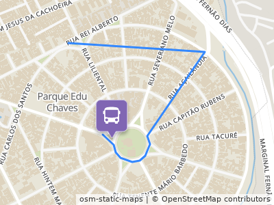 Mapa da parada